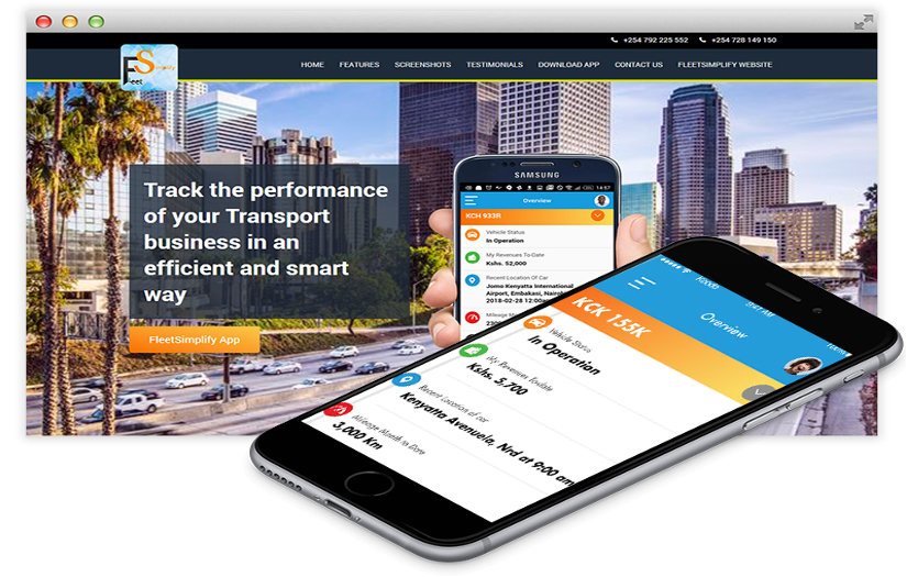 Fleet Management Application screenshot 1